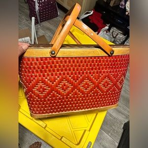 Vintage Redmon Picnic Basket
